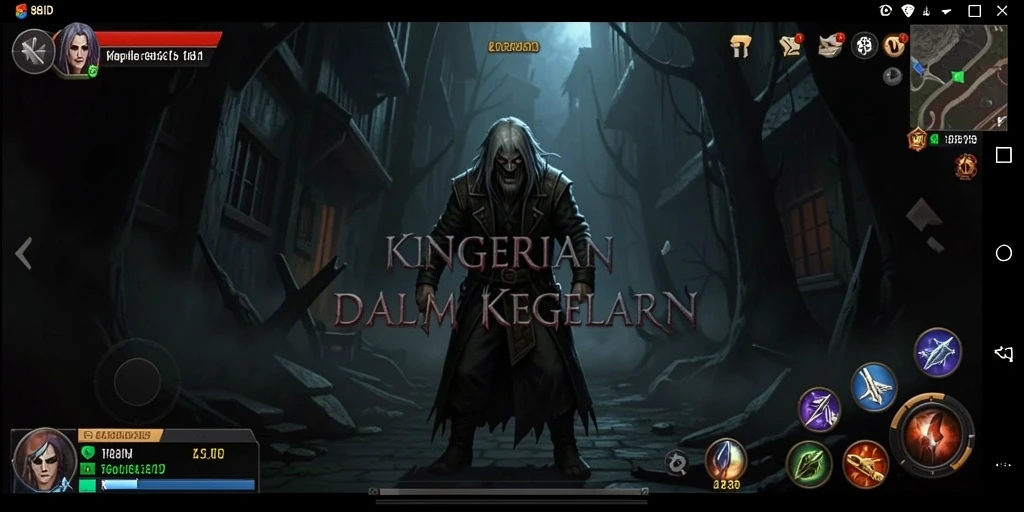 Tampilan gameplay 88ID yang menegangkan dan menyeramkan.