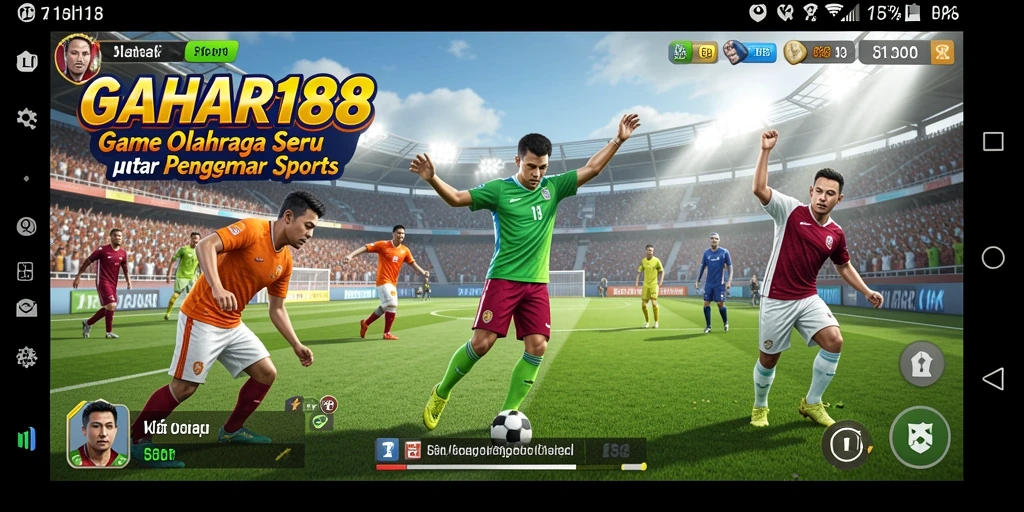 Tampilan gameplay seru dalam GAHAR188 dengan berbagai cabang olahraga.