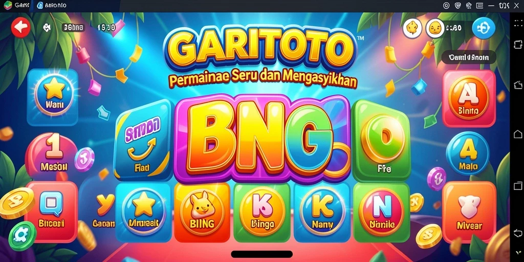 Tampilan gameplay GARITOTO yang menarik dan penuh warna.