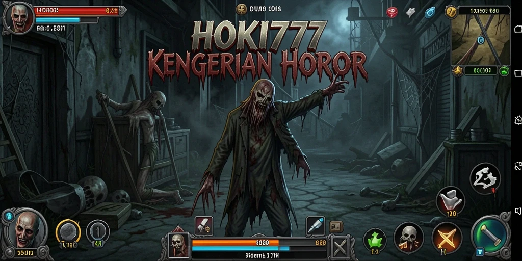 Tampilan gameplay yang menyeramkan dan menegangkan di HOKI777.