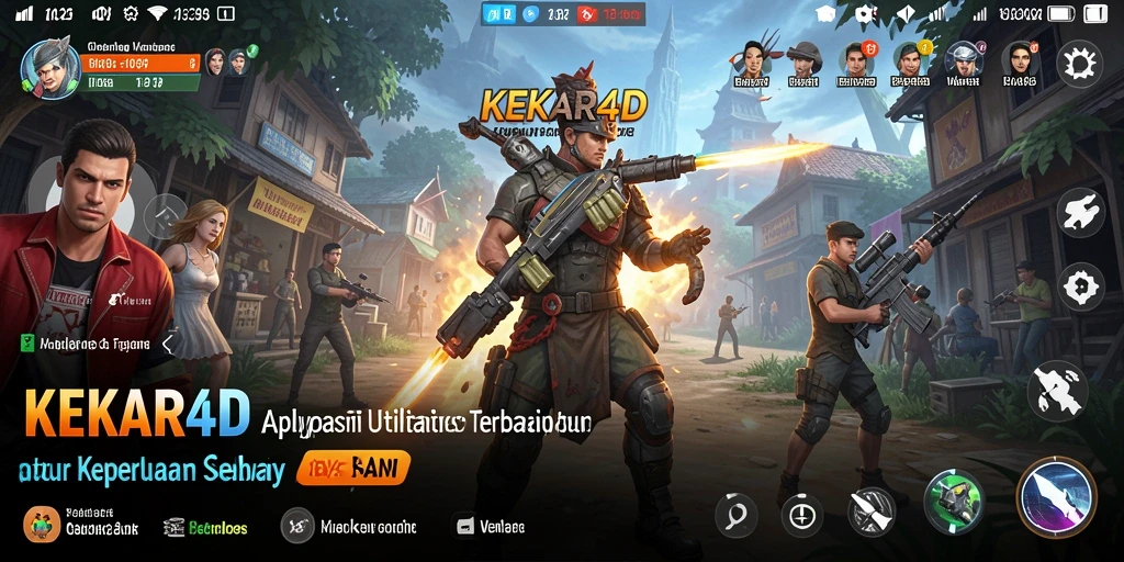 Tampilan utama KEKAR4D yang intuitif dan fungsional