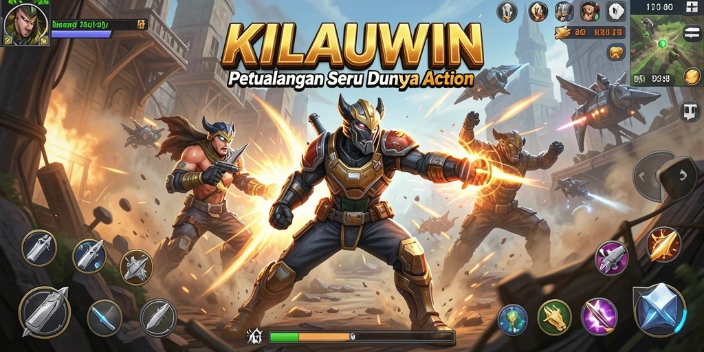 Tangkapan layar dari gameplay KILAUWIN menampilkan aksi seru dan mendebarkan.