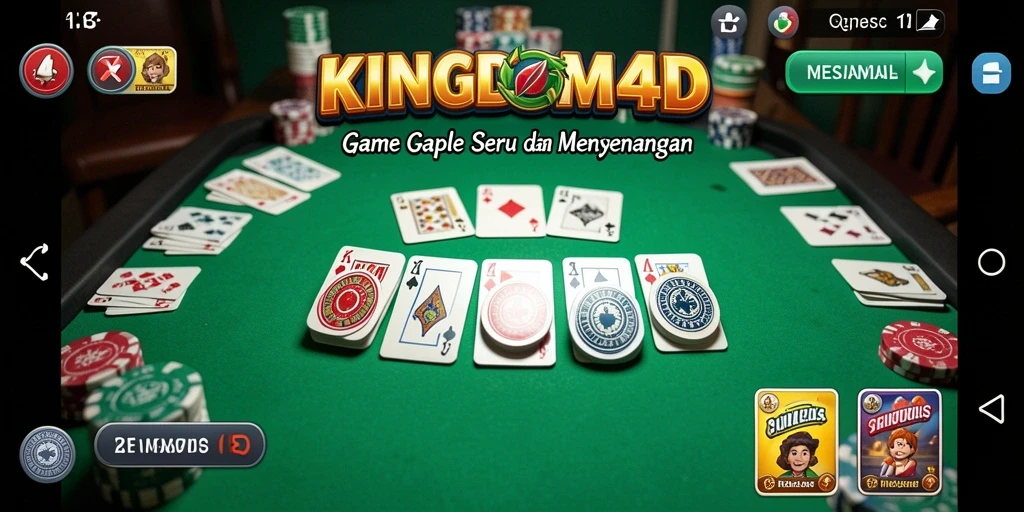 Tampilan gameplay seru di KINGDOM4D dengan pemain yang bersaing.