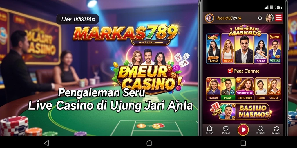 Gameplay menarik dengan dealer langsung di MARKAS789.