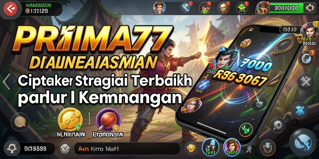 Tampilan gameplay PRIMA77 yang penuh strategi dan aksi.