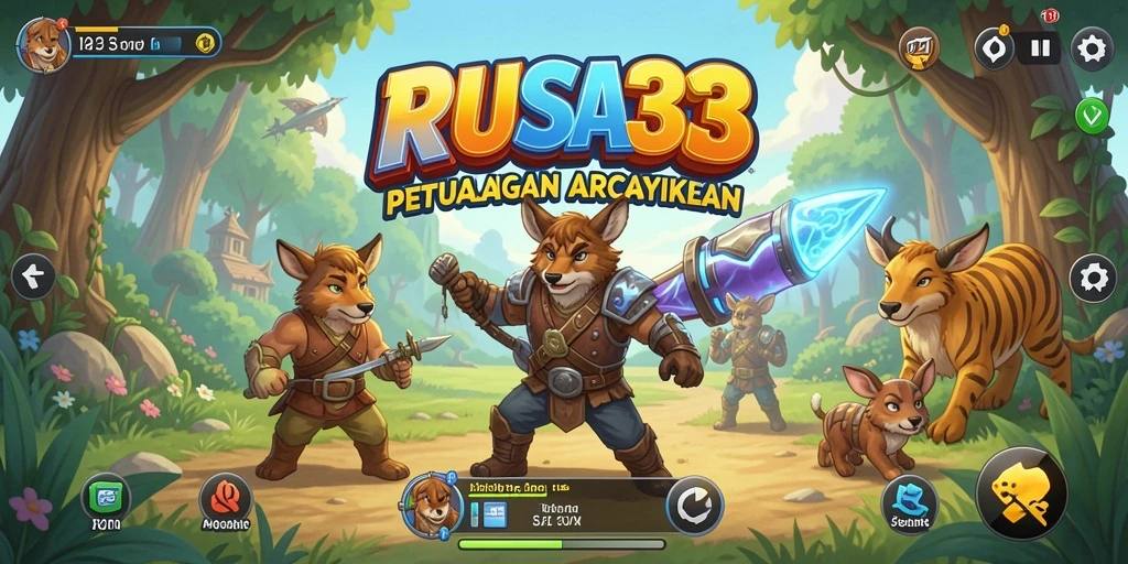 Screenshot RUSA33 menampilkan gameplay seru dan penuh warna.