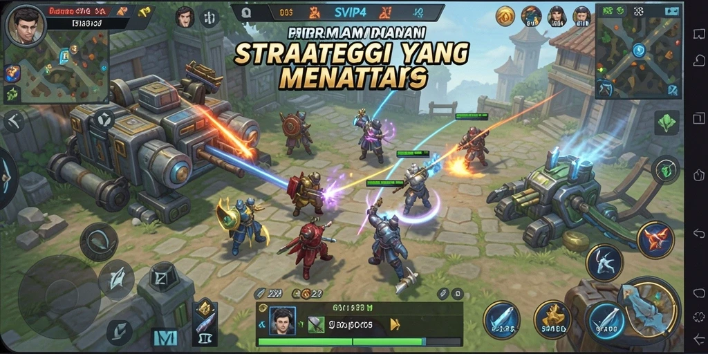 Tampilan menarik dari gameplay SLG yang mendebarkan.
