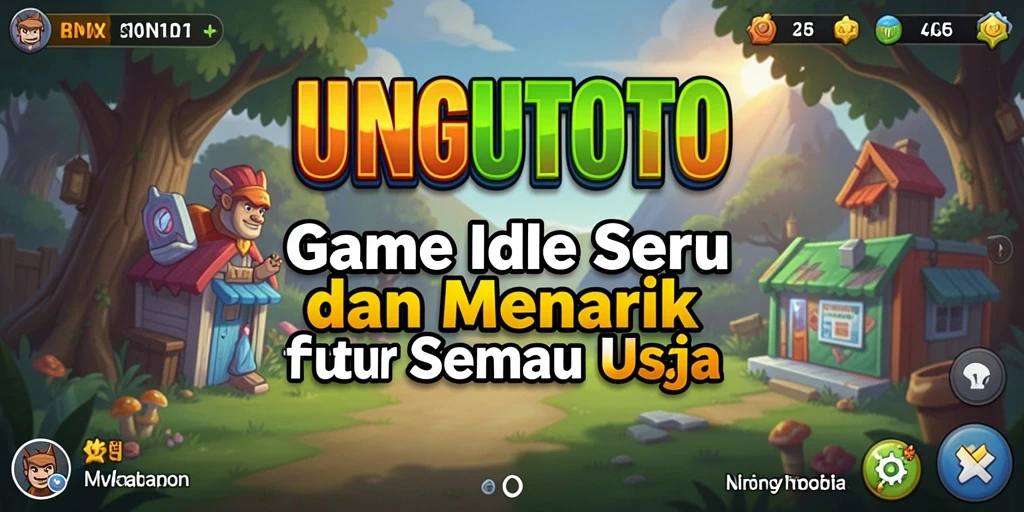 Tampilan screenshot gameplay UNGUTOTO yang menawan dan interaktif.